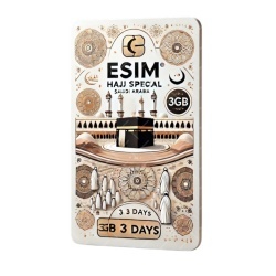eSIM Hajj Special ARABIA, Unlimited Essential, 1 Day