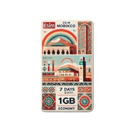eSIM Morocco 1GB 7Days