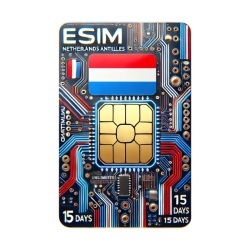 eSIM Netherlands Antilles, Unlimited Standard, 15 Days