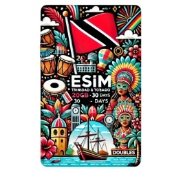 eSIM Trinidad and Tobago, 20GB, 30 Days, Standard