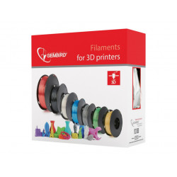 FILAMENT GEMBIRD pt. imprimanta 3d, PLA, 1.75mm diamentru, 1Kg / bobina, aprox. 330m, topire 190-220 grC, grey, "3DP-PLA1.75-01-GR" - Img 1