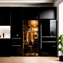 Folie imprimata color pentru decor Frigider, dimensiune 200 x 90cm, model: AVX-FR33 - Img 1