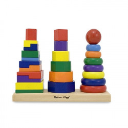 Forme geometrice de stivuit Melissa and Doug - Img 1