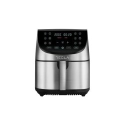Friteuza cu aer cald Tesla AF701BX, 7L, 0-60 minTouch screen, 1700W, Negru-Inox