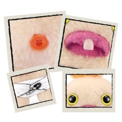 Fuggler - Jucarie de plus, 9 cm - Bebe ciudatei, Mr Needles - Img 4