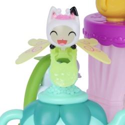 GABBYS DOLLHOUSE FAIRYLANDIA SET DE JOACA PETRECERE CU CEAI CU FIGURINE SI ACCESORII - Img 11