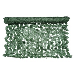 Gard viu artificial decorativ cu frunze iedera, culoare verde, dimensiune 300 x 100cm - Img 3