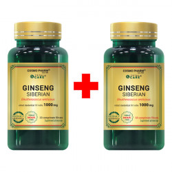 GINSENG SIBERIAN 1000MG 60CPR+30CPS GRATIS