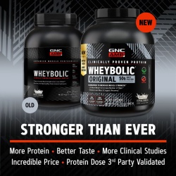 Gnc Amp New Wheybolic, Proteina Din Zer, Studiata Clinic, Cu Aroma De Vanilie, 1585,7 G - Img 2