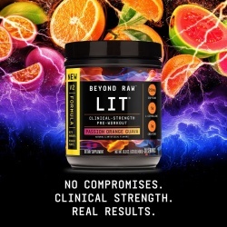 Gnc Beyond Raw Lit V2 Pre-workout With Passion Orange Guava Flavor, Pre-workout Cu Aroma De Passion Orange Guava, 468 G - Img 6