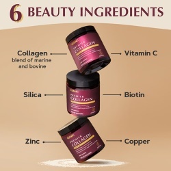 Gnc Premier Collagen Powder, Formula Premium De Peptide De Colagen Hidrolizat Fara Aroma, 282.8 G - Img 7