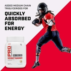 Gnc Pro Performance Weight Gainer, Formula Proteica Pentru Crestere In Greutate, Cu Aroma De Vanilie, Testata Antidoping, 1134 G - Img 8