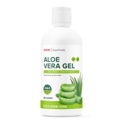 Gnc Superfoods Aloe Vera Gel Organic Fara Aroma, Pentru Digestie, Detoxifiere Si Imunitate, 946 Ml