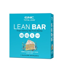 Gnc Total Lean Lean Bar, Baton Proteic, Cu Aroma De Tort De Vanilie, 50g - Img 1