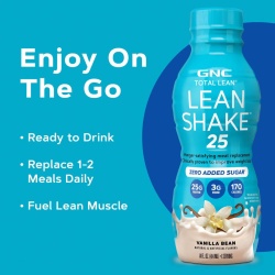 Gnc Total Lean Lean Shake 25 Cu Aroma De Vanilie, 414 Ml - Img 6
