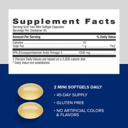 Gnc Triple Strength Epa 1000mg Mini, 90 Cps - Img 6
