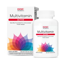 Gnc Women’s Multivitamin Active, Complex De Multivitamine Pentru Femei, 180 Cps