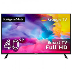 GOOGLE SMART TV 40 INCH 101CM H265 HEVC KRUGER&MATZ - Img 1