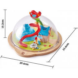 Hape labirint magnetic cu bile colorate - Img 7