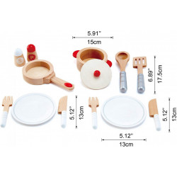 Hape set pentru gatit si servit - Img 6