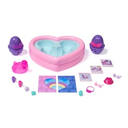 HATCHIMALS ALIVE NEON RAINBOW SET PETRECERE LA PISCINA - Img 5