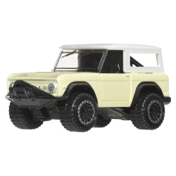 HOT WHEELS MASINUTA METALICA CU SISTEM PULL BACK FORD BRONCO 1966 FACTORY FRESH SCARA 1 LA 43 - Img 4