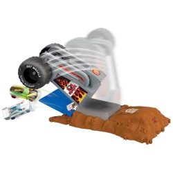 HOT WHEELS MONSTER TRUCKS ENTRY CHALLENGE ARENA SMASHERS PROVOCAREA TIRE PRESS - Img 5