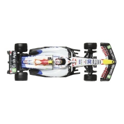 HOT WHEELS PREMIUM REAL RIDERS FORMULA 1 2024 MASINUTA METALICA VISA CASH APP RACING BULLS FORMULA ONE TEAM SCARA 1 LA 64 - Img 5