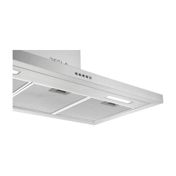 Hota decorativa Tesla DC900AX, T-shape, 90cm1 motor 190W, 630m3/h, 3 trepte, LED 2x2W, inox - Img 3