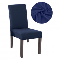 Husa universala pentru scaune clasice, culoare ALBASTRU MARIN - Img 2