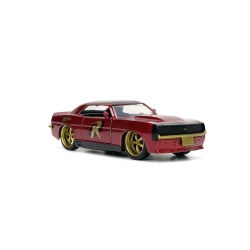 JADA BATMAN SET FIGURINA ROBIN SI MASINUTA METALICA CHEVROLET CAMARO 1967 SCARA 1:32 - Img 2