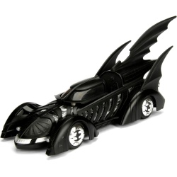 JADA DC SET BATMAN FOREVER FIGURINA BATMAN SI MASINUTA METALICA BATMOBILE SCARA 1 LA 24 - Img 4