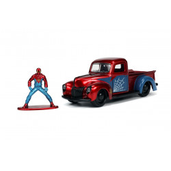 JADA MARVEL SET MASINUTA METALICA FORD PICK UP SCARA 1:32 SI FIGURINA METALICA SPIDER MAN - Img 3