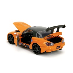 JADA NARUTO SHIPPUDEN SET FIGURINA NARUTO SI MASINUTA METALICA HONDA 2001 S2000 SCARA 1:24 - Img 7