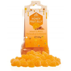 JELEURI CU MIERE,PORTOCALE & SCORTISOARA 100g APIDAVA