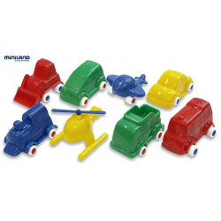 Jucarii Minimobil Miniland 32 vehicule - Img 3