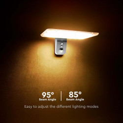 Lampa exteriora solara 15w 4000k - 6000k - alb - Img 6