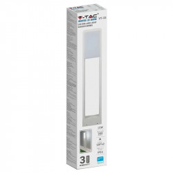 Lampa iluminat gradina 10w ip65 3000k alb cald - alb - Img 2