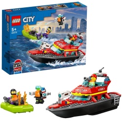 LEGO CITY BARCA DE SALVARE A POMPIERILOR 60373 - Img 6