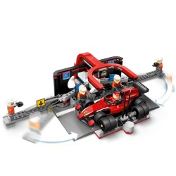 LEGO CITY BOXA SI MECANICI F1 CU MASINA FERRARI 60443 - Img 7