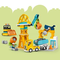 LEGO DUPLO SANTIER SI VEHICULE DE CONSTRUCTII 3 IN 1 10476 - Img 2