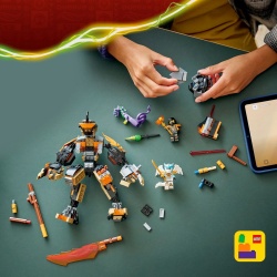 LEGO NINJAGO ROBOTUL DE MISIUNE AL LUI COLE SI DRAGONUL ZANE 71854 - Img 4