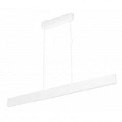 Lustra LED RGBW integrat Philips Ensis HUE, Bluetooth/Wireless, 2 x 39W, 6000 lm, lumina alba/color, Aluminiu, Alb