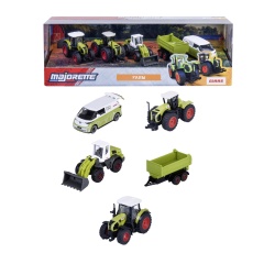 MAJORETTE CLASS SET 5 VEHICULE AGRICOLE METALICE FARM 7.5CM