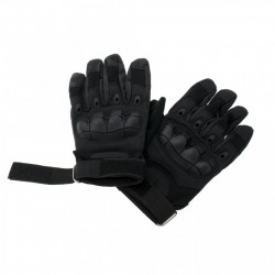 Manusi Tactice cu elemente de protectie, marime L, cu destinatie Moto, ATV, SSV, QUAD, culoare Neagra - Img 6