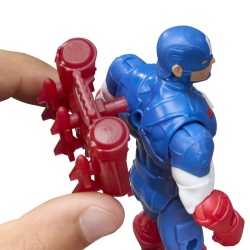 MARVEL AVENGERS ACTION VERS SET FIGURINA CAPTAIN AMERICA SI ACCESORII 11.4CM - Img 8