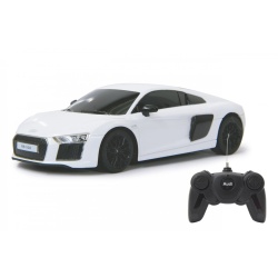 MASINA CU TELECOMANDA AUDI R8 ALB CU SCARA 1 LA 24 - Img 3