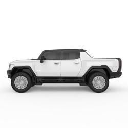 MASINA CU TELECOMANDA HUMMER EV ALB CU SCARA 1 LA 24 - Img 4