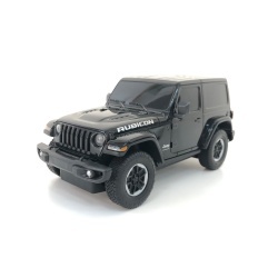 MASINA CU TELECOMANDA JEEP WRANGLER JL NEGRU SCARA 1 LA 24 - Img 9