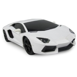 MASINA CU TELECOMANDA LAMBORGHINI AVENTADOR ALB CU SCARA 1 LA 24 - Img 4
